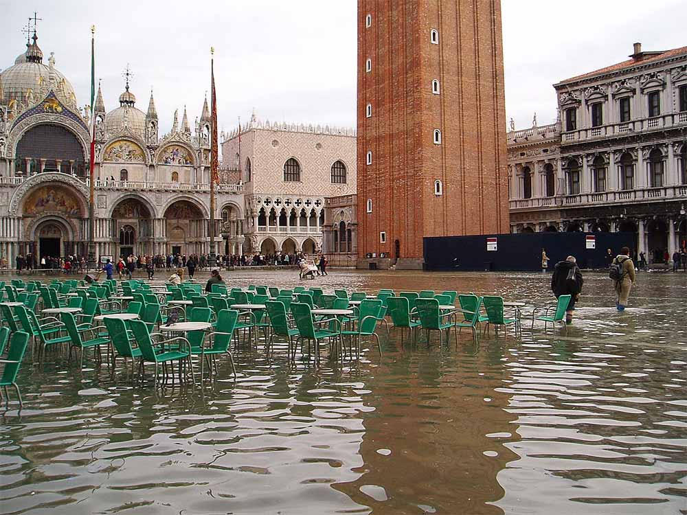 high water in Piazza San Marco