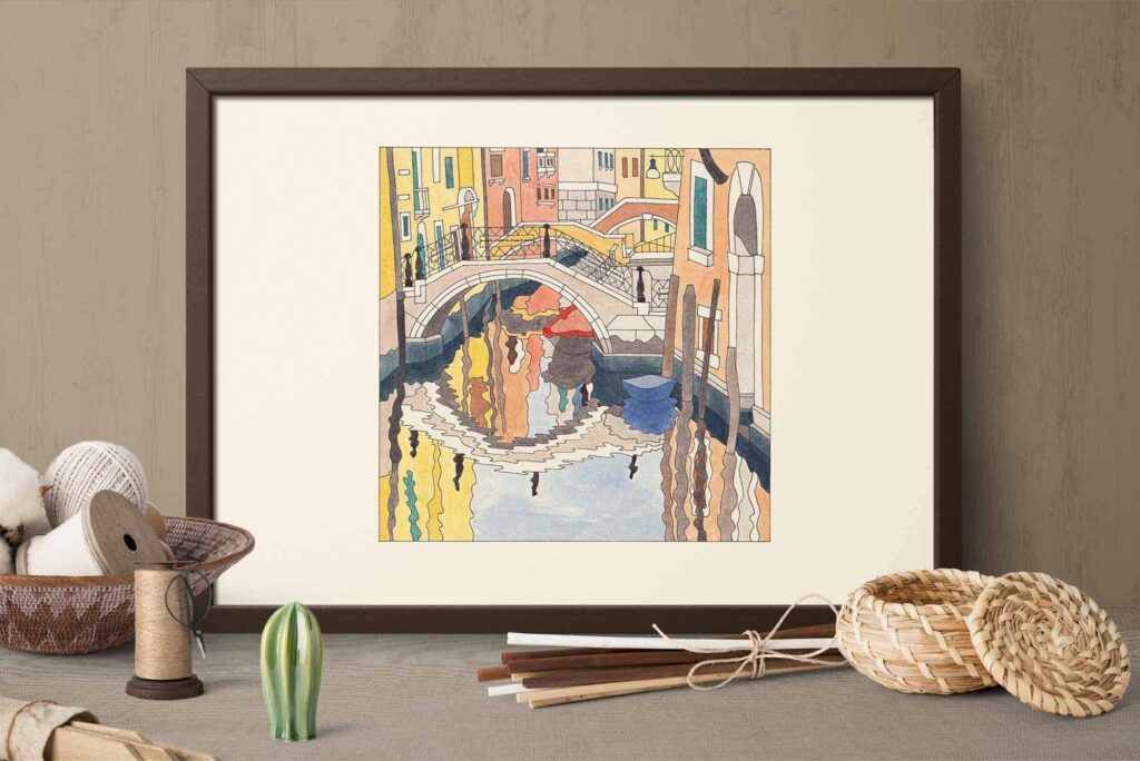 Canale e tre ponti