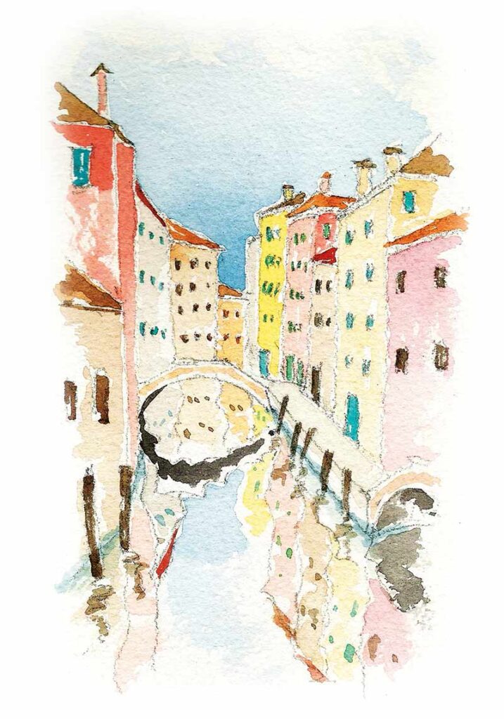 Postcard of a Canal in Castello district