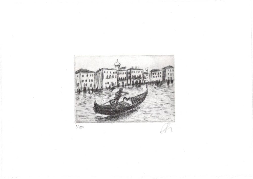 Gondola on the Grand Canal