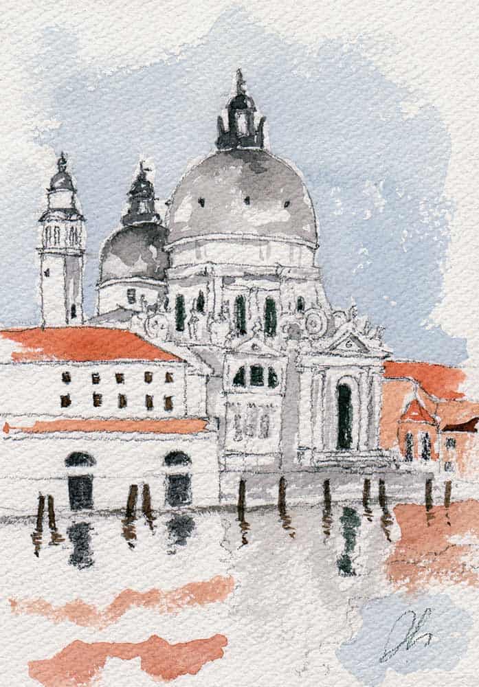 Postcard “Salute Church”