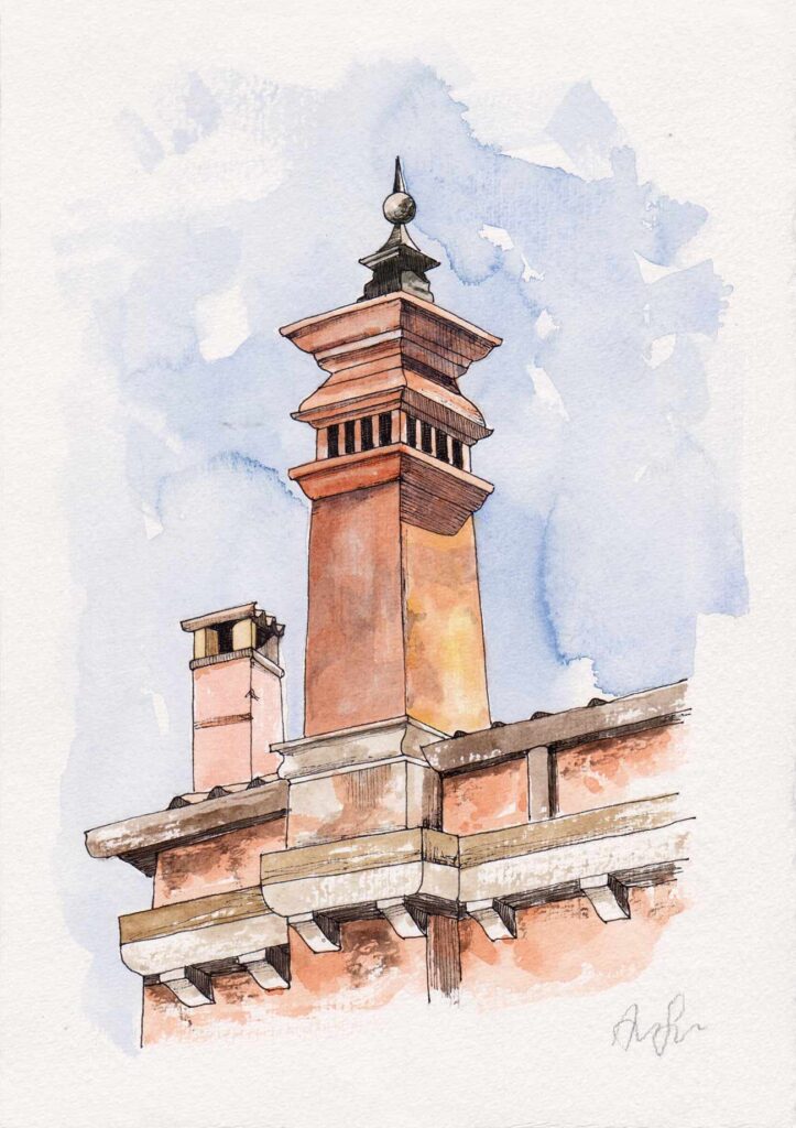 Venetian chimeny 10