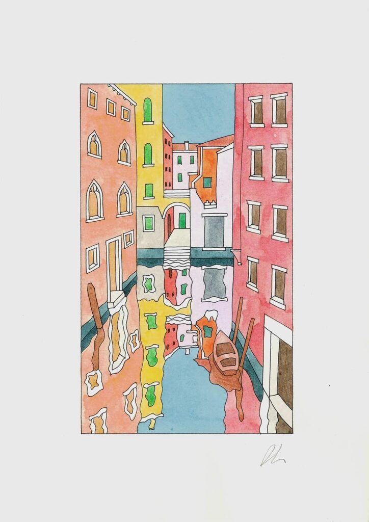 A canal in Venice – Castello district