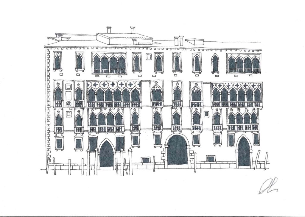 Palazzo Giustinian – Drawing