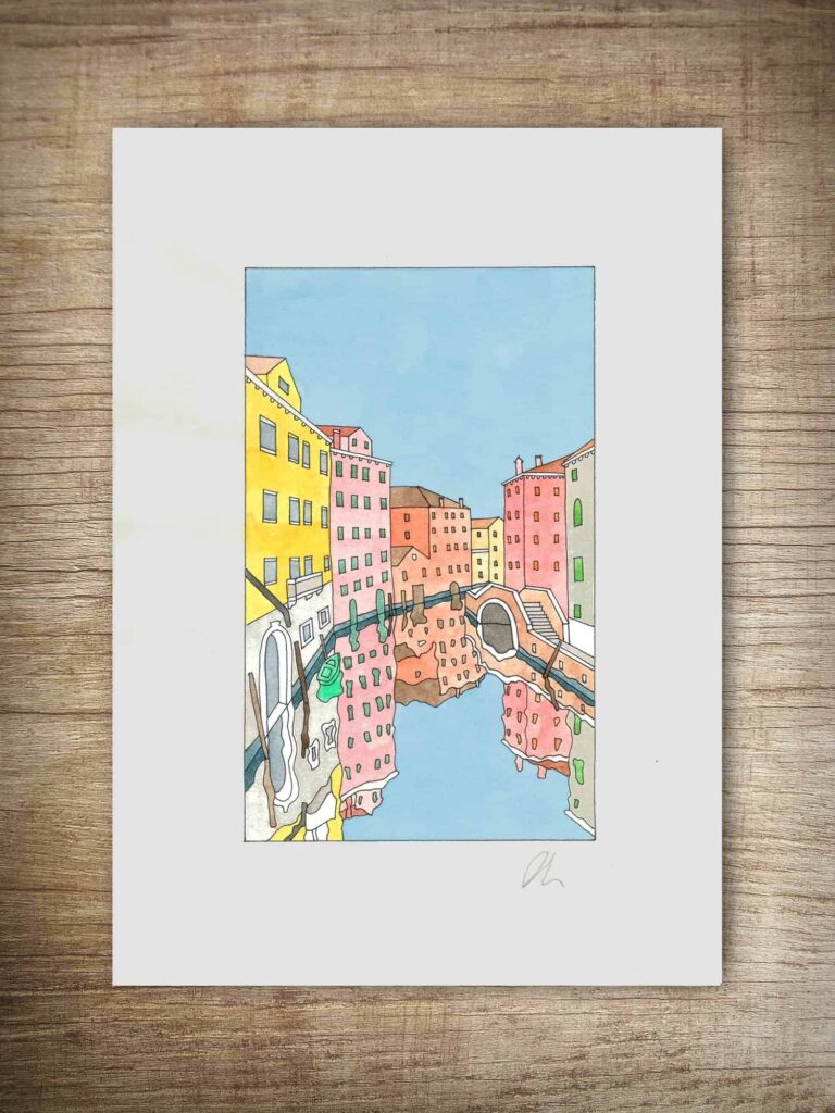 Fondamenta Malcanton watercolor