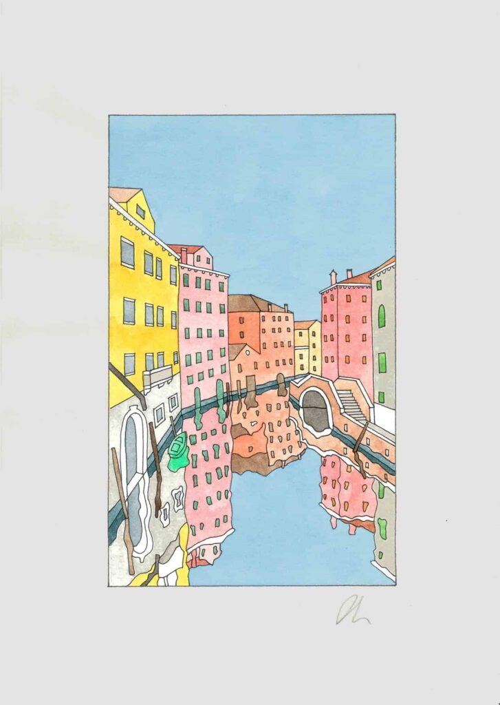 Fondamenta Malcanton watercolor