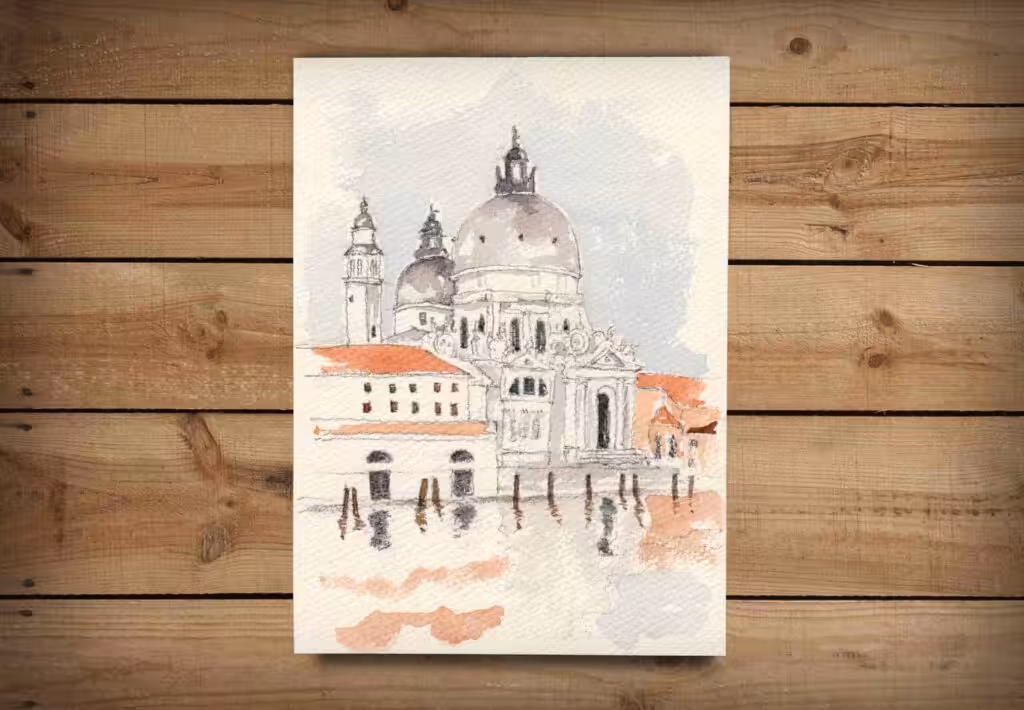 Salute Church – Watercolor